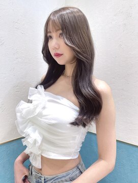 ロンド レグリーズ 立川(Lond leglise) くびれヘア/顔周り/韓国/レイヤーカット/黒髪/ロング/前髪/立川