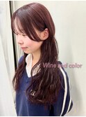 垢抜け可愛い♪ワインカラー! 韓国ヘア/秋カラー/韓国/池袋