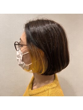 イーチ ディー ヘアーアンドトータルビューティー(each dee hair&total beauty) くすみカラー/イヤリングカラー