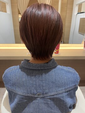 クララ ジャパン みらい平店(CLALA JAPAN) 自然なストレート&ボルドー系カラー