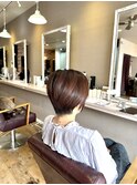 大人女性絶壁補正ショートボブ丸み後頭部ふんわり上品スタイル