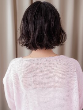 モッズヘア 越谷(mod's hair) 韓国巻き抜け感デジタルパーマ黒髪かきあげボブZ越谷20代30代