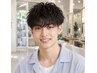 【山本限定】シャドウパーマ（韓国風）or緩めニュアンスパーマ＋メンズカット