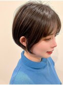 大人ミニボブ｜首元すっきり小顔見え