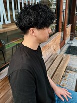 ゴートヘアワークス(GOAT HAIR WORKS)&nbsp;【シャドウパーマ/高橋駿】ルーズパーマ/ショート