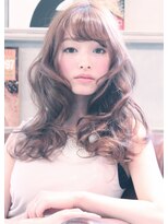 マイティ バイ エイチ(mighty by H)&nbsp;mighty【ニュアンスロング】×グレージュ