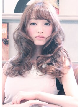 マイティ バイ エイチ(mighty by H) mighty【ニュアンスロング】×グレージュ