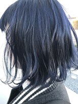 アールワークオブアート(R WORK OF ART)&nbsp;外ハネブルーブラック