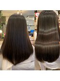髪質改善ストレート