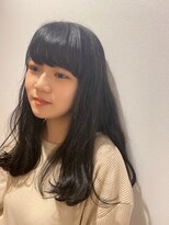 ククー ヘアーアンドメイクアップ(COU COU)&nbsp;ブルーブラックロング