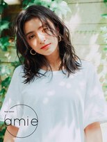 アミ 橋本(amie)&nbsp;くせ毛風ミディアムパーマ[橋本,橋本南口,橋本駅,橋本,橋本南口]