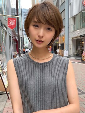 アヴァロン(AVALON) ひし形シルエット×大人可愛い×前髪ありショート★