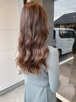 ナンバー(number+)&nbsp;20代30代30代ラベンダーベージュナチュラルロング美肌