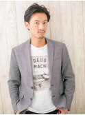 大人ブルーグレージュ☆アップバングショートK