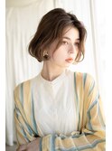 コロンっとカールが可愛い！クラシカルボブルフパーマ・担当KAYO