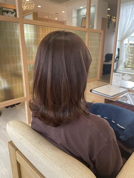 アドラーブル 松崎店(adorable) 20代30代艶感♪ハイライトグレージュゆるふわカール