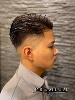 プレミアムバーバー 目黒店(PREMIUM BARBER produce by HIRO GINZA) フェードブロックスタイル