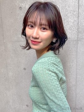 オーブ ヘアー センス 琴似店(AUBE HAIR sense) 20代・30代_ワイドバングボブ