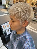 ヘアカロン 熊本本店(Hair CALON)&nbsp;スパイキーショート×ブロンド