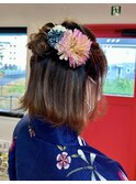 浴衣ヘアー