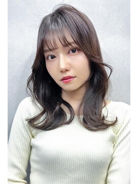 ヘアーズ ベリー 高槻店(hairs BERRY) BERRY無造作パーマ大人ミディ波巻きウェーブ美髪アッシュ冬