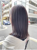 【till_ayaka】外はねロブ＋くすみパープル
