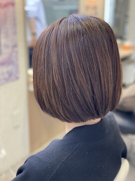 プレデフリュー 北白川本店(PUREE de FLEURS) ボブ/ショート/ショートボブ/10代/20代/30代//顔まわり/前髪