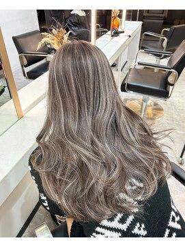 ブレンド 渋谷(BLend) ハイライトブルージュマチルダボブインナーグレージュ