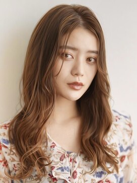 ヘーゼルブラウンローレイヤー/イルミナカラー/顔まわり