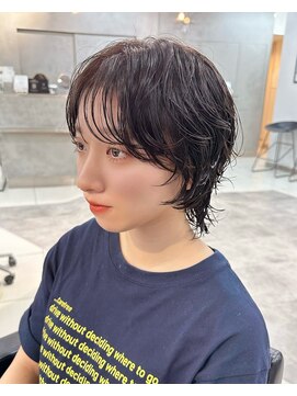 ヴェイン 渋谷(vain) メンズライク/ウルフパーマ/ニュアンスパーマ/アッシュベージュ