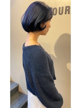 ランデブー(Rendez-vous) ネイビー￥ボブ