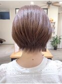 【 Ｉ. 】30代からの襟足すっきり前下がりショートボブ　川口