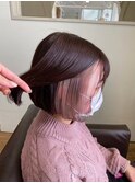 イメチェン/ホワイトブロンド/外ハネボブ/美髪/大津/瀬田