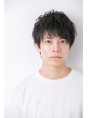 束感マッシュ フェザーショート 毛流れ ミルクティカラーk