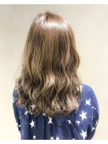 【WISTERIA】ハイトーンベージュダブルカラーハイライト透明感