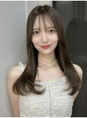 ミニウルフレイヤーカット顔周りカット前髪カット韓国ロング池袋