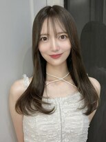 ロンドアヴァントゥス 池袋(Lond aventus)&nbsp;ミニウルフレイヤーカット顔周りカット前髪カット韓国ロング池袋