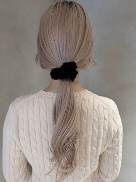 ペレ 梅田(PELE) くびれヘア/アプリコットオレンジ/夏のヘアアレンジ/梅田