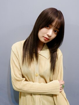 オーオ シカシカ(OOO YY) ロングレイヤー×オリーブブラウン