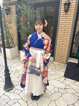 アース 高田馬場店(HAIR&MAKE EARTH) 袴×卒業式×ハーフアップ
