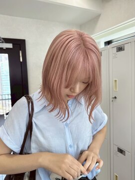 ソメルン 秋葉原 ピンクベージュ/ダブルカラー