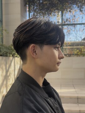 スタイル 成城学園前(STYLE) メンズ センターパート 毛流れパーマ