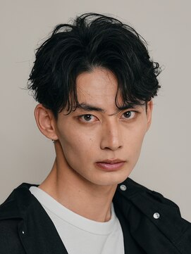 フィフスパーク(fifth PARK) 渋谷フェザーパーマ毛流れノーセット社会人ヘアニュアンスパーマ