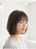 シンプルなボブ