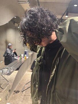 ビビト(bibito) bibito メンズネオソバージュボブ　前髪パーマ