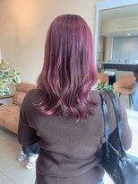 ウィーブリスタ(Weve Rista)&nbsp;イメチェン/ピンクベージュ/アンブレラカラー/前髪/富里