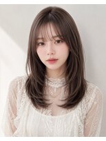 ロア 江坂(LOA) レイヤーカット/大阪吹田江坂/くびれセミロング