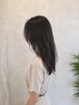 【時短ツヤ改善】カット+表面ストレート+メテオカラー +tr ¥27000→¥25200