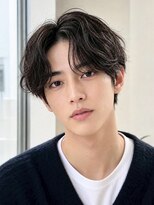 ロットオム 茅ヶ崎(Lot HOMME)&nbsp;リバースセンターパート/ニュアンスウルフ/ダウンバング/茅ヶ崎