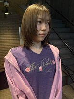 ダブ ギンザ(DaB ginza)&nbsp;ブラウンミディアム×顔まわりレイヤー